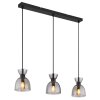 Globo Massey Hanglamp Zwart, 3-lichts