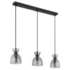 Globo Massey Hanglamp Zwart, 3-lichts