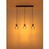 Globo Massey Hanglamp Zwart, 3-lichts