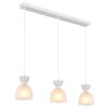 Globo Massey Hanglamp Wit, 3-lichts