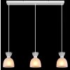 Globo Massey Hanglamp Wit, 3-lichts
