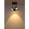 Globo Donovan Plafondlamp LED Chroom, Zwart, 1-licht