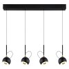 Globo Donovan Hanglamp LED Chroom, Zwart, 1-licht