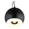Globo Donovan Wandlamp LED Chroom, Zwart, 1-licht