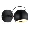 Globo Donovan Wandlamp LED Chroom, Zwart, 1-licht