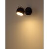 Globo Donovan Wandlamp LED Chroom, Zwart, 1-licht