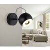 Globo Donovan Wandlamp LED Chroom, Zwart, 1-licht