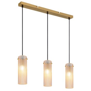 Globo Karolo Hanglamp Goud, 3-lichts