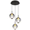 Globo Lacy Hanglamp LED Zwart, 1-licht
