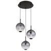 Globo Lacy Hanglamp LED Zwart, 1-licht