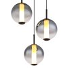 Globo Lacy Hanglamp LED Zwart, 1-licht