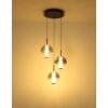 Globo Lacy Hanglamp LED Zwart, 1-licht