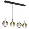 Globo Lacy Hanglamp LED Zwart, 1-licht