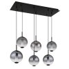 Globo Lacy Hanglamp LED Zwart, 1-licht