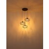 Globo Greys Hanglamp Zwart, 3-lichts