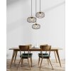 Globo Greys Hanglamp Zwart, 3-lichts