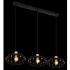 Globo Greys Hanglamp Zwart, 3-lichts