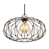 Globo Greys Hanglamp Zwart, 1-licht