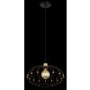 Globo Greys Hanglamp Zwart, 1-licht