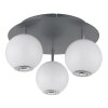 Globo Simmons Plafondlamp LED Grijs, 1-licht