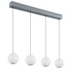 Globo Simmons Hanglamp LED Grijs, 1-licht