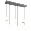Globo Simmons Hanglamp LED Grijs, 1-licht