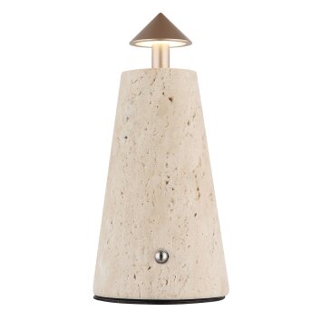 Globo Liva Tafellamp LED Grijs, 1-licht