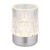 Globo Lizzy Tafellamp LED Zilver, 1-licht