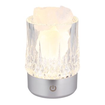 Globo Lizzy Tafellamp LED Zilver, 1-licht