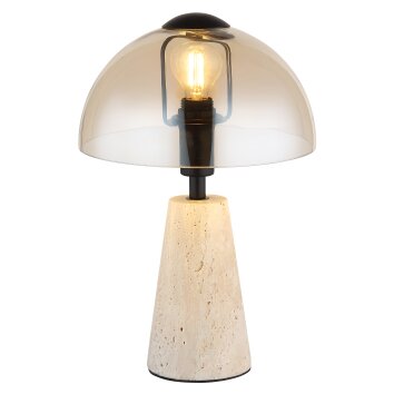 Paddestoel lamp  Globo Lars Tafellamp Grijs, 1-licht