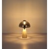 Paddestoel lamp  Globo Lars Tafellamp Grijs, 1-licht