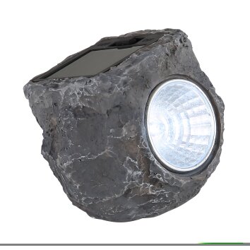 Globo Al Zonne-licht LED Grijs, 1-licht