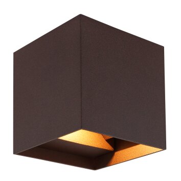 Globo Veronika Buitenlicht LED Roest, 2-lichts