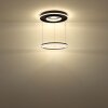 Globo Marsh Hanglamp LED Zwart, 1-licht, Afstandsbediening