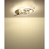 Globo Norris Plafondlamp LED Champagne, Chroom, 1-licht
