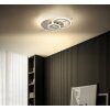 Globo Norris Plafondlamp LED Champagne, Chroom, 1-licht