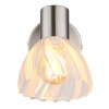 Globo Zachery Plafondlamp, Plafondspot, Wandlamp, Muurspot Nikkel mat, 1-licht