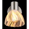 Globo Zachery Plafondlamp, Plafondspot, Wandlamp, Muurspot Nikkel mat, 1-licht