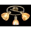 Globo Zachery Plafondlamp Messing, 3-lichts