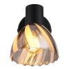 Globo Zachery Plafondlamp, Plafondspot, Wandlamp, Muurspot Zwart, 1-licht