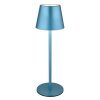 Globo Vannie Tafellamp LED Blauw, 1-licht