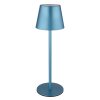 Globo Vannie Tafellamp LED Blauw, 1-licht