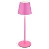Globo Vannie Tafellamp LED Roze, 1-licht