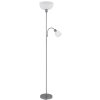 Globo Hinton Staande lamp Zilver, 1-licht