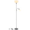 Globo Hinton Staande lamp Zilver, 1-licht