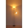 Globo Hinton Staande lamp Zilver, 1-licht