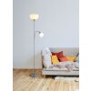 Globo Hinton Staande lamp Zilver, 1-licht