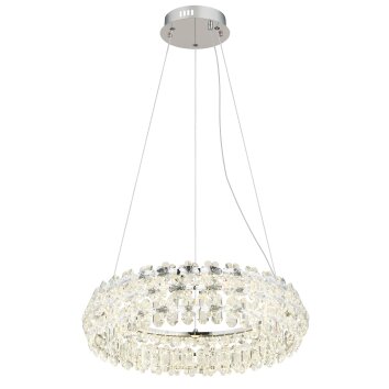 Globo Diann Hanglamp LED Chroom, 1-licht
