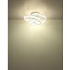 Globo Mucky Plafondlamp LED Chroom, 1-licht, Afstandsbediening