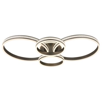 Globo Grouni Plafondlamp LED Titan, 1-licht